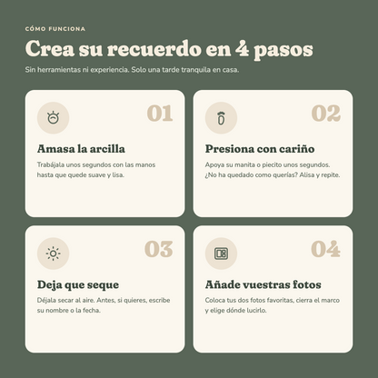 Cuadro Huellas Personalizado